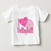 I Love Volleyball rose