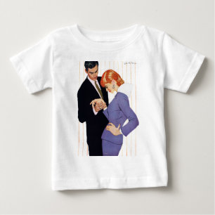 T-shirt Pour Bébé I Love You Mama Girl
