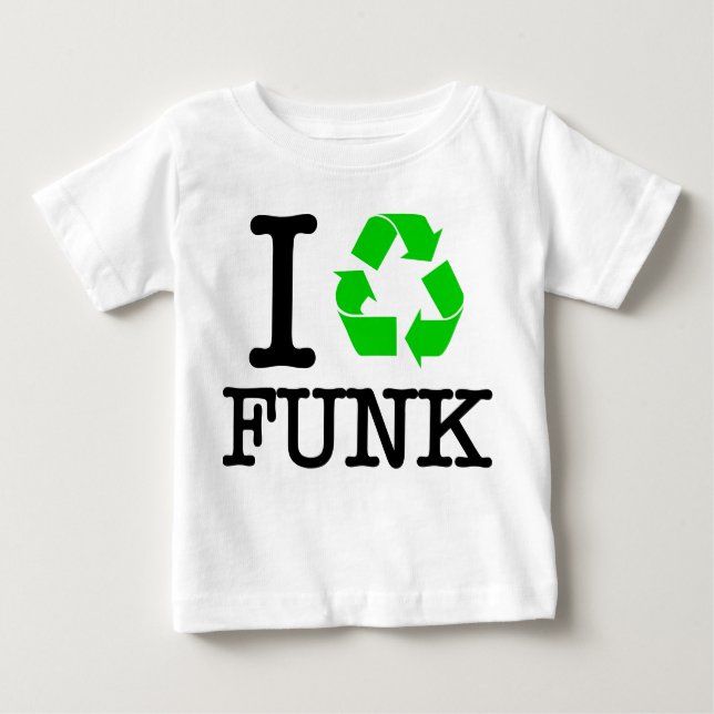 T-shirt Pour Bébé I Recycle Funk (Devant)