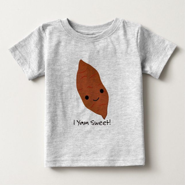 T-shirt Pour Bébé I Yam Sweet Potato (Devant)