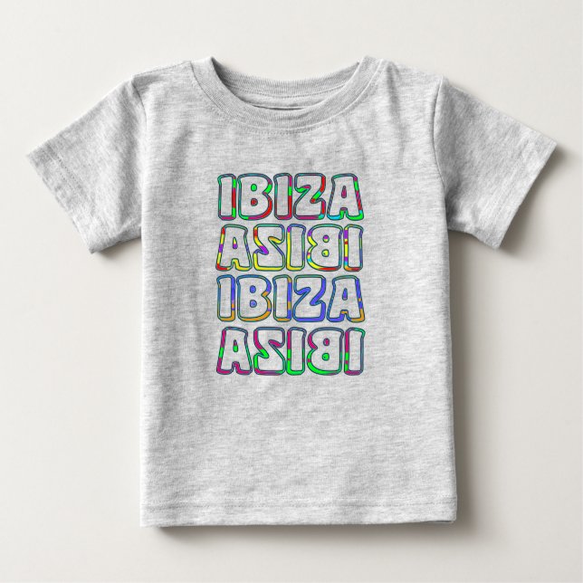 T-shirt Pour Bébé ibiza (Devant)