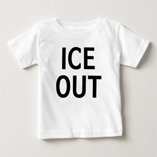T-shirt Pour Bébé Ice Out (Devant)