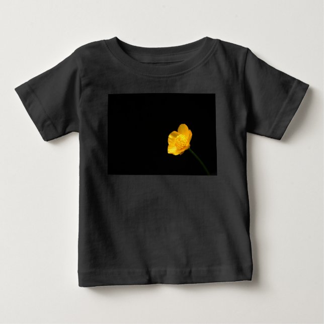 T-shirt Pour Bébé Icna Fleur de tasse à beurre (Devant)