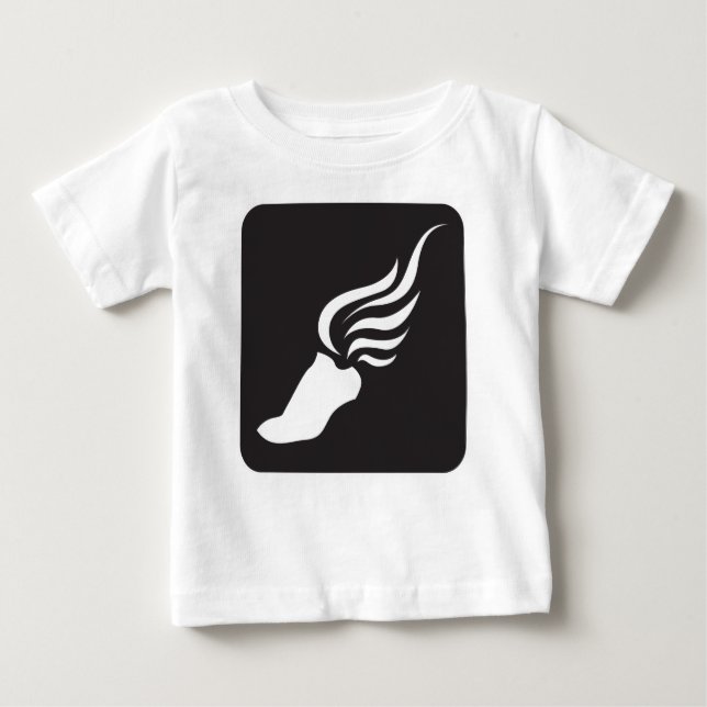 T-shirt Pour Bébé Icône d'athlétisme (Devant)