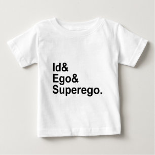 T-shirt Pour Bébé Id Ego Superego   Trois parties du psychisme