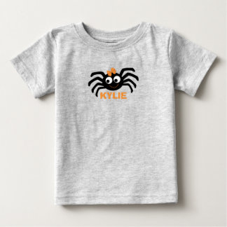 T-shirt Pour Bébé Ihalloween Web de l'araignée mûre personnalisé