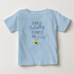 T-shirt Pour Bébé Ik ben zo schattig... Versions de Zwangerschap