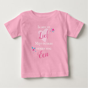 T-shirt Pour Bébé Ik ben zo. Versions de Zwangerschap