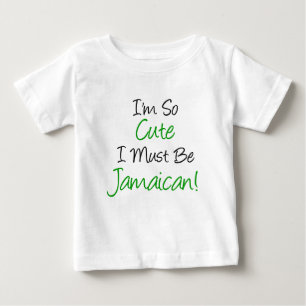 T-shirt Pour Bébé Il faut être jamaïcain pour être mignon