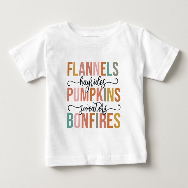 T-shirt Pour Bébé Il retombe (Devant)