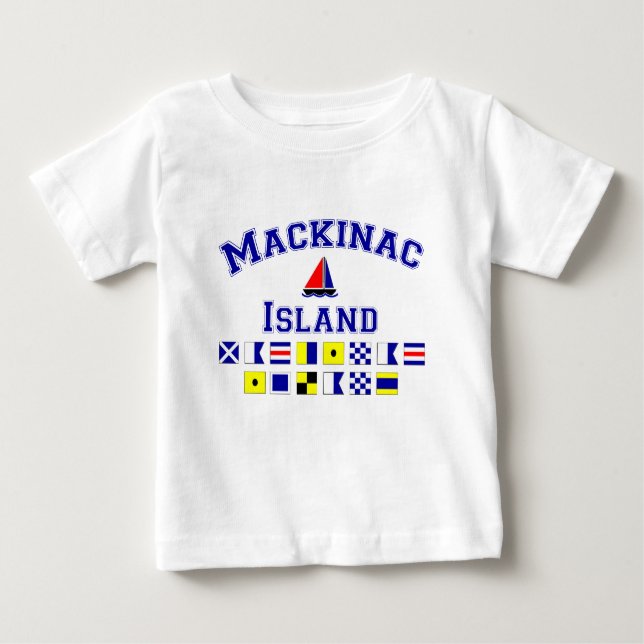 T-shirt Pour Bébé Île de Mackinac (Devant)