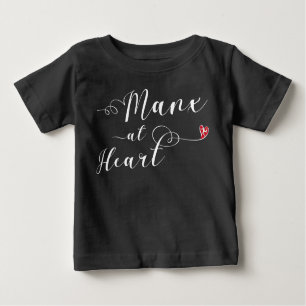 T-shirt Pour Bébé Île de Man Manx au coeur