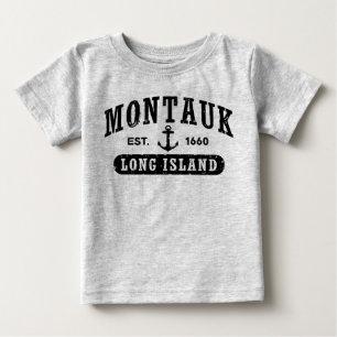 T-shirt Pour Bébé Île Montauk Long