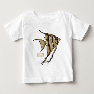 T-shirt Pour Bébé Illustration d'angelfish