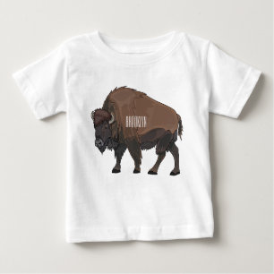 T-shirt Pour Bébé Illustration de bison