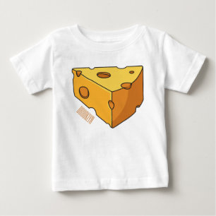 T-shirt Pour Bébé Illustration de fromage