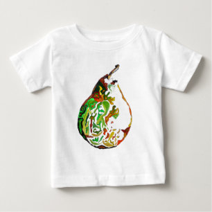 T-shirt Pour Bébé Illustration de l'aquarelle pop art aux fruits à p
