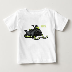 T-shirt Pour Bébé Illustration de motoneige