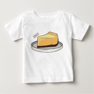 T-shirt Pour Bébé Illustration du dessin animé Cheesecake