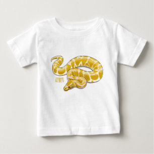 T-shirt Pour Bébé Illustration du serpent python birman