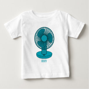 T-shirt Pour Bébé Illustration du ventilateur
