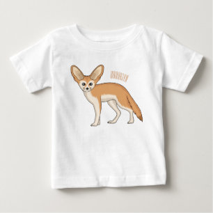 T-shirt Pour Bébé Illustration Fennec fox