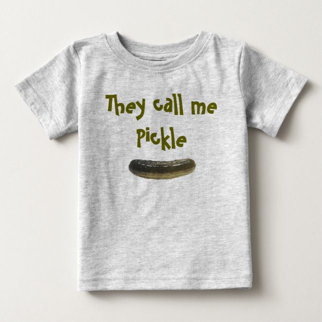 T-shirt Pour Bébé Ils m'appellent des conserves au vinaigre (Devant)