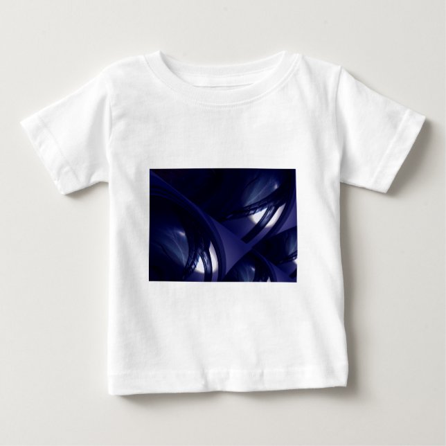 T-shirt Pour Bébé Imaginaire Abstrait d'entraînement futuriste Abstr (Devant)