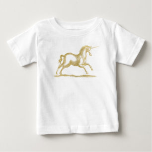 T-shirt Pour Bébé Imaginaire de licorne de parties scintillantes
