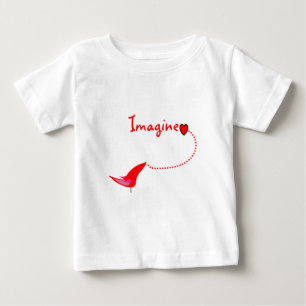 T-shirt Pour Bébé "Imaginez"---Cadeaux de John