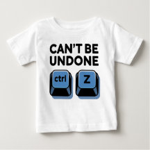 Impossible d'annuler ctrl + z