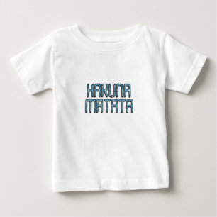 T-shirt Pour Bébé Impression d'art 3D Hakuna Matata