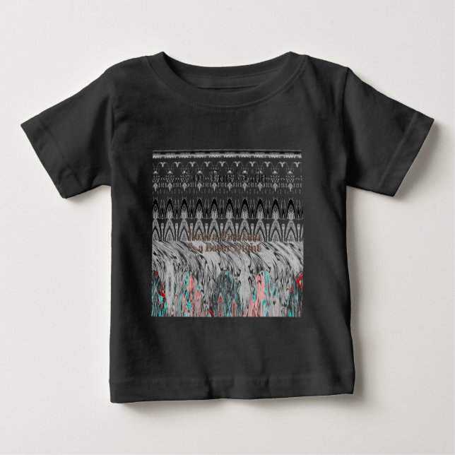 T-shirt Pour Bébé Impression d'art cadeau Fête des mariées (Devant)