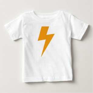 T-shirt Pour Bébé Impression Jaune Thunder Energy