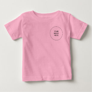 T-shirt Pour Bébé Impression recto verso Ajouter un Modèle d'image t