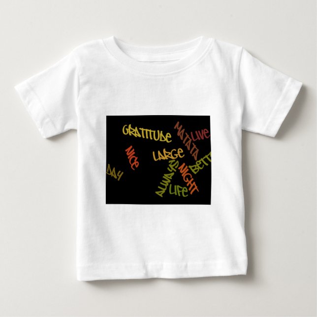 T-shirt Pour Bébé Imprimé Vie Vie Imprimé (Devant)