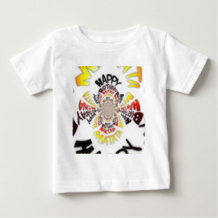 T-shirt Pour Bébé Imprimer Anniversaire Kaleidoscope