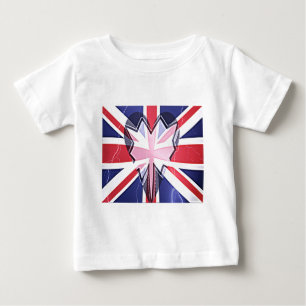 T-shirt Pour Bébé Imprimer "I Love UK"