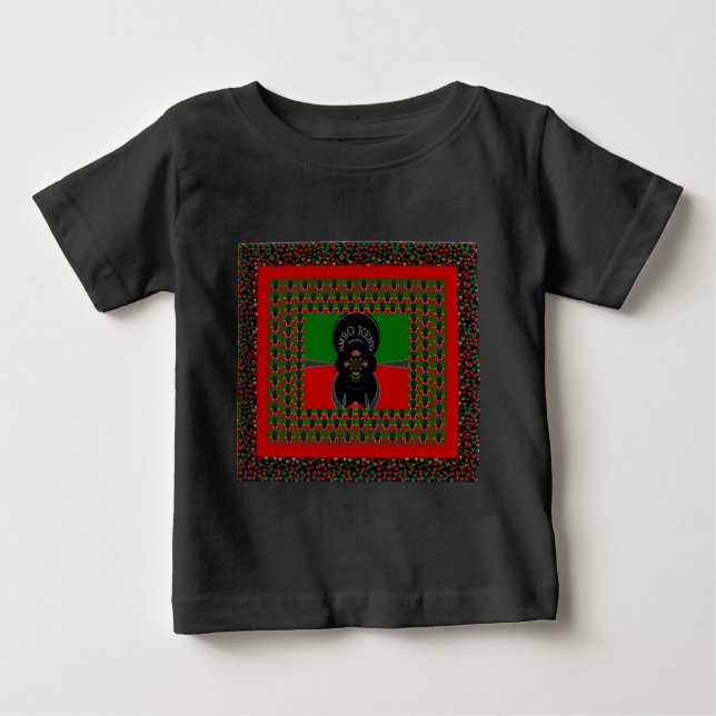 T-shirt Pour Bébé Imprimerie d'art Jambo Kenya (Devant)
