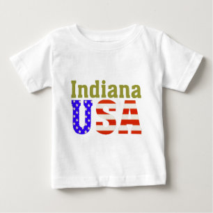 T-shirt Pour Bébé Indiana USA Aashen alpha