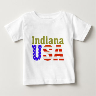 T-shirt Pour Bébé Indiana USA Aashen alpha