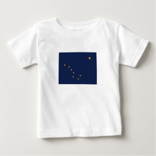 T-shirt Pour Bébé Indicateur de l'état de l'Alaska