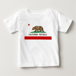 T-shirt Pour Bébé Indicateur d'état de la Californie Vintage