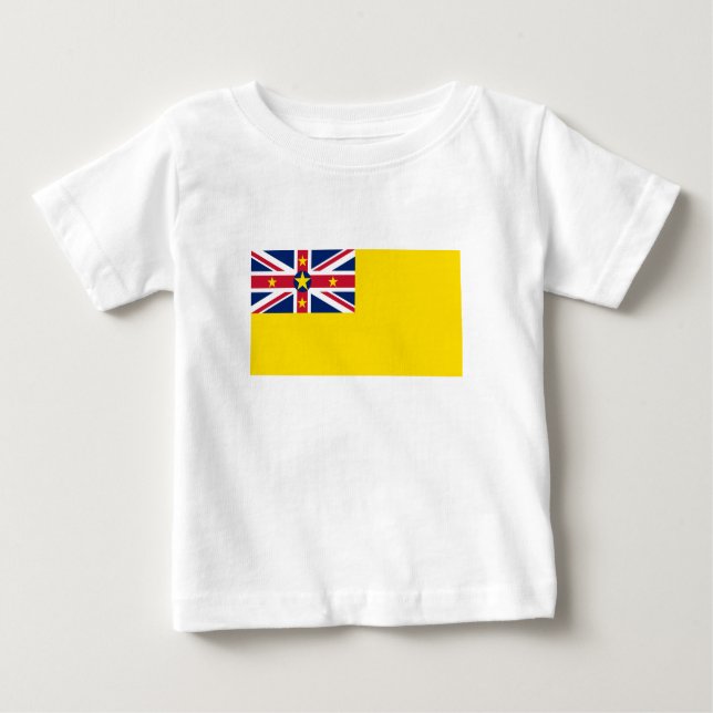 T-shirt Pour Bébé Indicateur Niue (Devant)