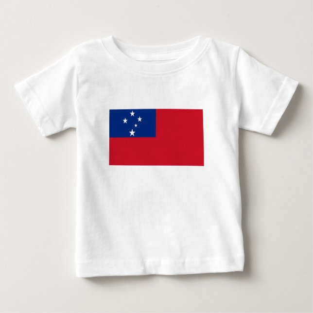 T-shirt Pour Bébé Indicateur Samoa (Devant)