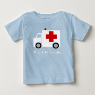 T-shirt Pour Bébé Infirmier blanc de l'ambulance   de Personalized 