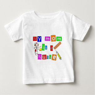 T-shirt Pour Bébé Infirmière Enfants "Ma mère est infirmière" T-shir