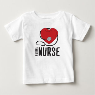 T-shirt Pour Bébé Infirmière future Bientôt devenir Infirmière Art I