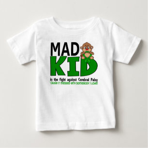 T-shirt Pour Bébé Infirmité motrice cérébrale folle d'enfant