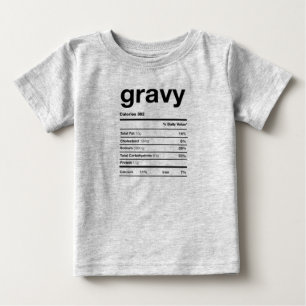 T-shirt Pour Bébé Information sur la nutrition gravière